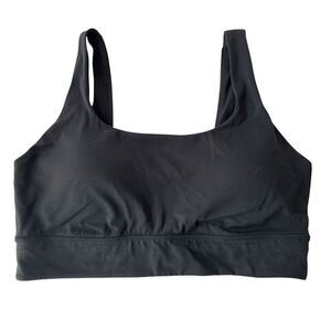 CRZ Yoga Women's Black Sports Bra Size L Medium Support Activewear